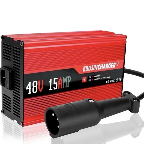 ebusin Other - 48V 15AMP Ebusin Golf Cart Battery Charger for Club Car 3-Pin 15 Amp